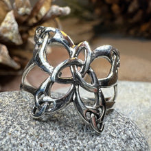 Load image into Gallery viewer, Trinity Knot Butterfly Ring