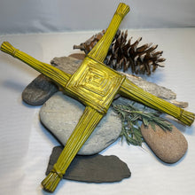 Load image into Gallery viewer, Saint Brigid's Celtic Cross Wall Plaque