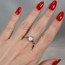 Load image into Gallery viewer, Raynette Claddagh Opal Ring
