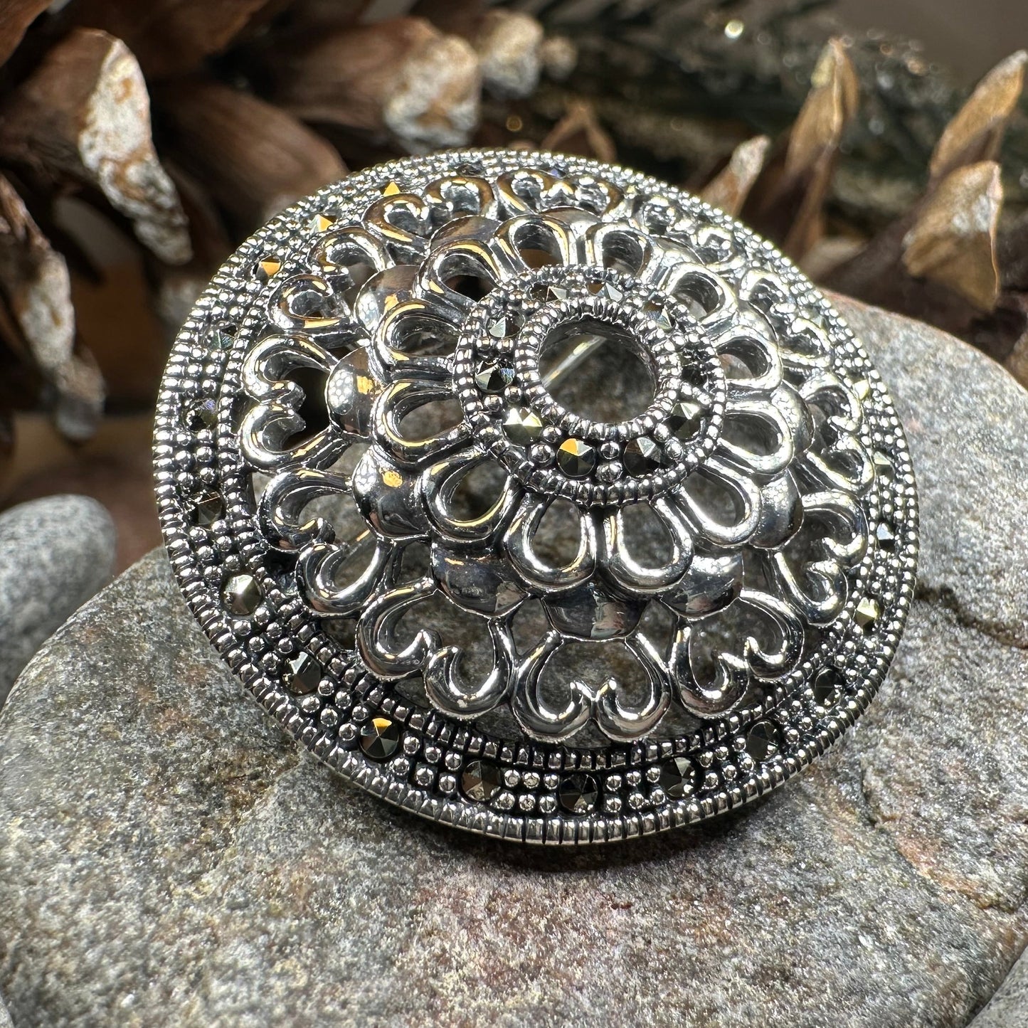 Halsey Celtic Knot Brooch — view 10