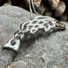 Load image into Gallery viewer, Celtic Salmon of Knowledge Necklace