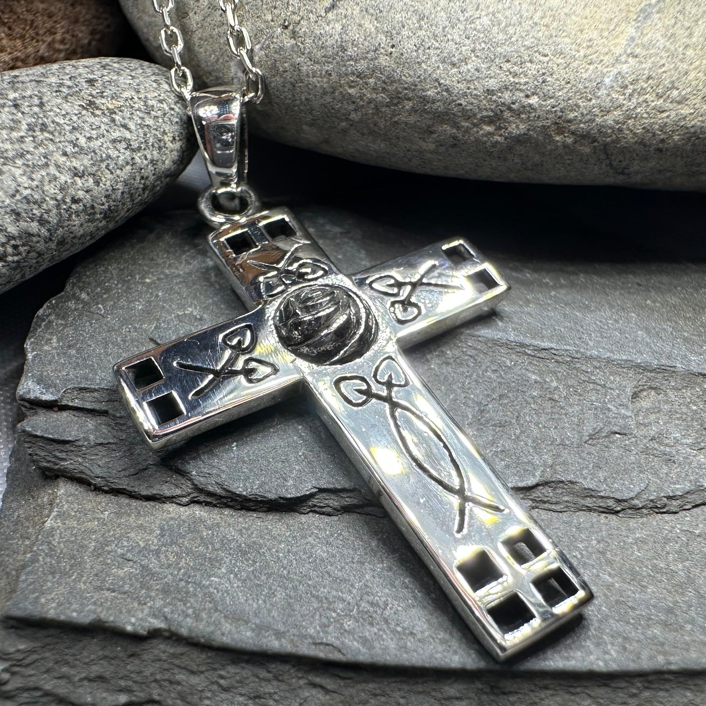 Scottish Mackintosh Cross Necklace — view 10