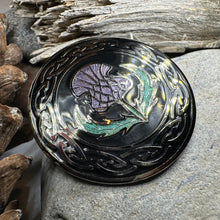 Load image into Gallery viewer, Thistle Enamel Brooch