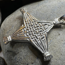 Load image into Gallery viewer, Artisan Irish St. Brigid's Cross Necklace