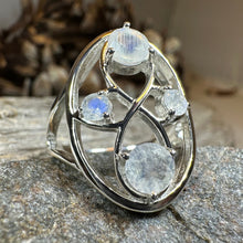 Load image into Gallery viewer, Moonstone Infinity Ring