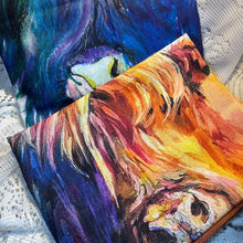 Load image into Gallery viewer, Handmade Highland Cow Lover Tea Towel Set