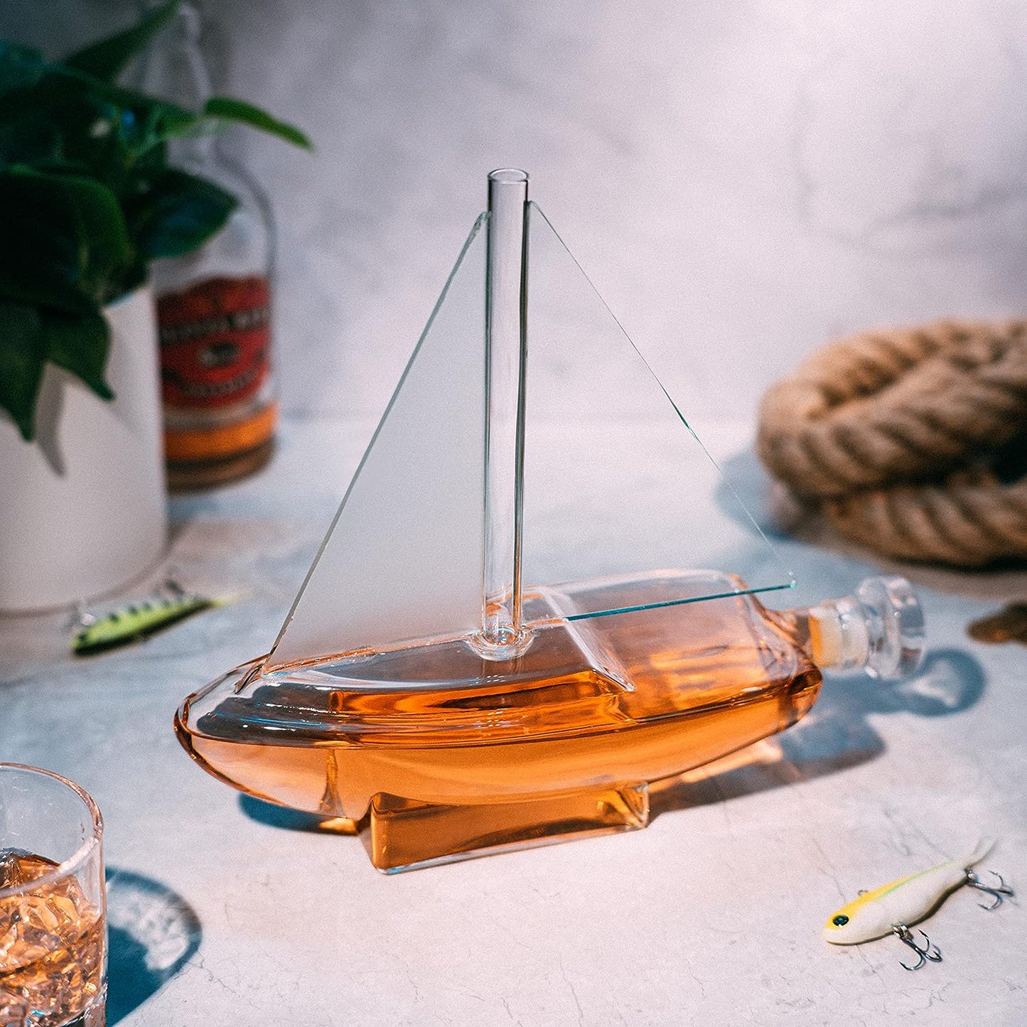 Sailboat Whiskey Wine Decanter