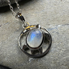 Load image into Gallery viewer, Moonstone Turtle Necklace