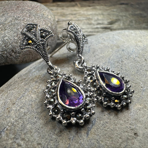 Load image into Gallery viewer, Coco Marcasite Earrings