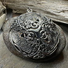 Load image into Gallery viewer, Pictish Triple Celtic Wolf Necklace