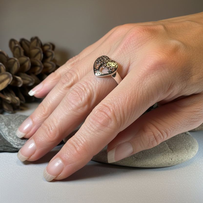 Heart Tree of Life Ring — view 13