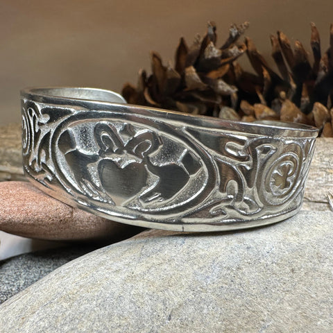 Load image into Gallery viewer, Galway Claddagh Cuff Bracelet for Women