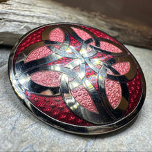 Load image into Gallery viewer, Trinity Knot Enamel Celtic Brooch