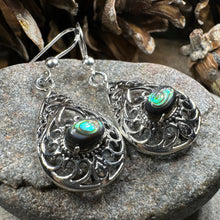 Load image into Gallery viewer, Alby Celtic Raindrop Earrings