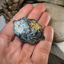 Load image into Gallery viewer, Celtic Dragon Enamel Brooch