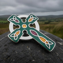 Load image into Gallery viewer, Ireland Celtic Cross Brooch