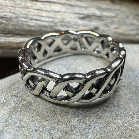 Load image into Gallery viewer, Promise Celtic Knot Ring in Sterling Silver