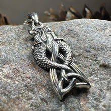 Load image into Gallery viewer, Celtic Mermaid Sisters Necklace