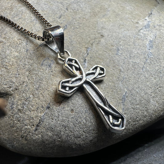 Charity Petite Celtic Cross Necklace