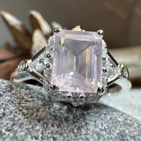Load image into Gallery viewer, Tianna Rose Quartz Ring