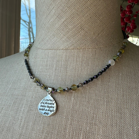 Load image into Gallery viewer, New Start Inspirational Necklace