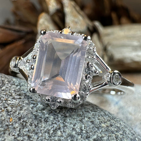Load image into Gallery viewer, Tianna Rose Quartz Ring