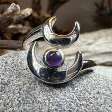 Load image into Gallery viewer, Double Crescent Moon Ring