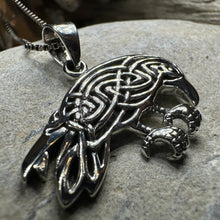 Load image into Gallery viewer, Oracle Celtic Raven Necklace