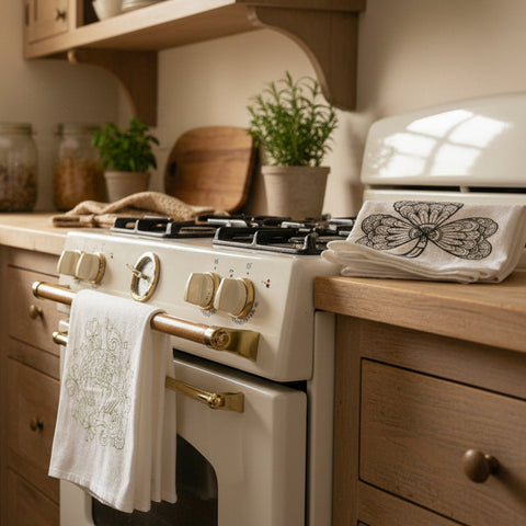 Load image into Gallery viewer, Handmade Irish Tea Towels - Set of Two