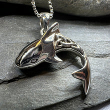 Load image into Gallery viewer, Celtic Shark Necklace