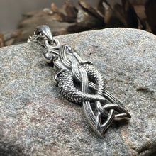 Load image into Gallery viewer, Celtic Mermaid Sisters Necklace