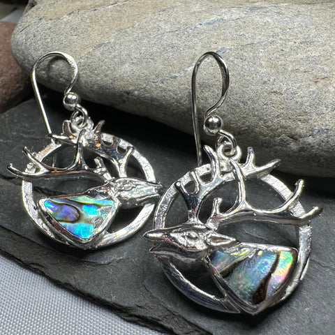 Load image into Gallery viewer, Scottish Stag of the Mist Earrings for Women