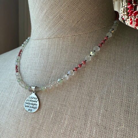Load image into Gallery viewer, New Start Inspirational Necklace