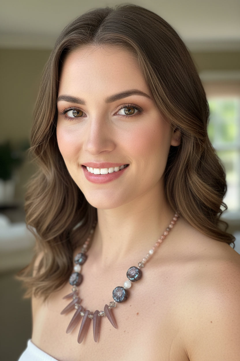 Highland Sunrise Crystal Necklace — view 10