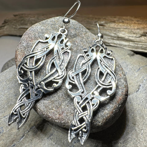 Load image into Gallery viewer, Unne Celtic Viking Earrings
