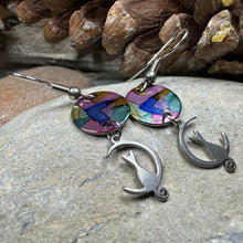 Load image into Gallery viewer, Colorful Cat Artisan Earrings