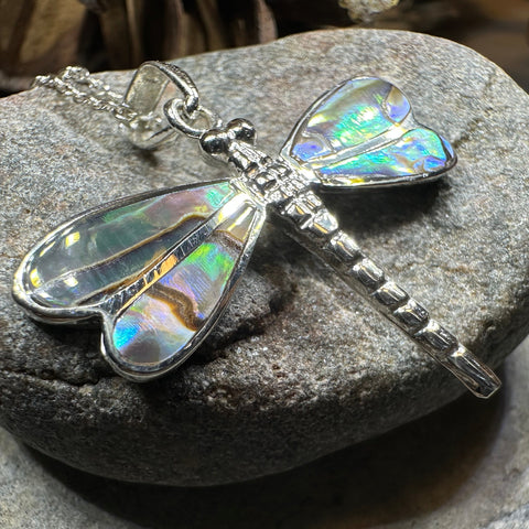 Load image into Gallery viewer, Shimmering Dragonfly Necklace