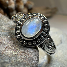 Load image into Gallery viewer, Galilah Celtic Moonstone Ring