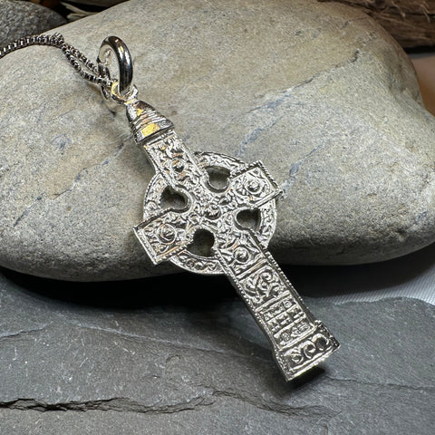 Load image into Gallery viewer, Artisan Irish Ahenny Cross Necklace - Made in Ireland