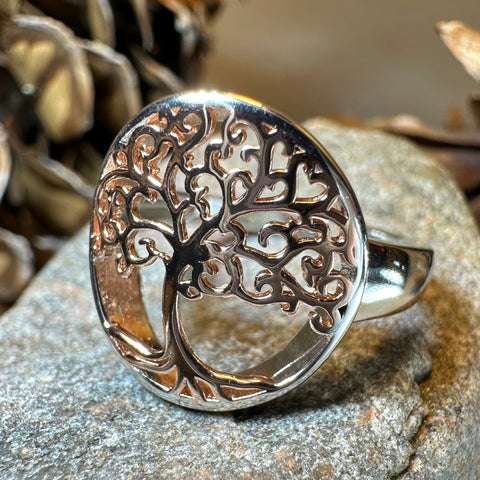 Load image into Gallery viewer, Rose Tree of Life Ring