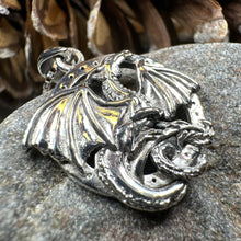 Load image into Gallery viewer, Silverwings Dragon Necklace