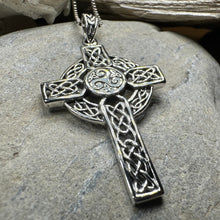 Load image into Gallery viewer, Aileran Celtic Cross Necklace