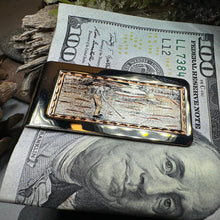 Load image into Gallery viewer, Golfer Copper Money Clip