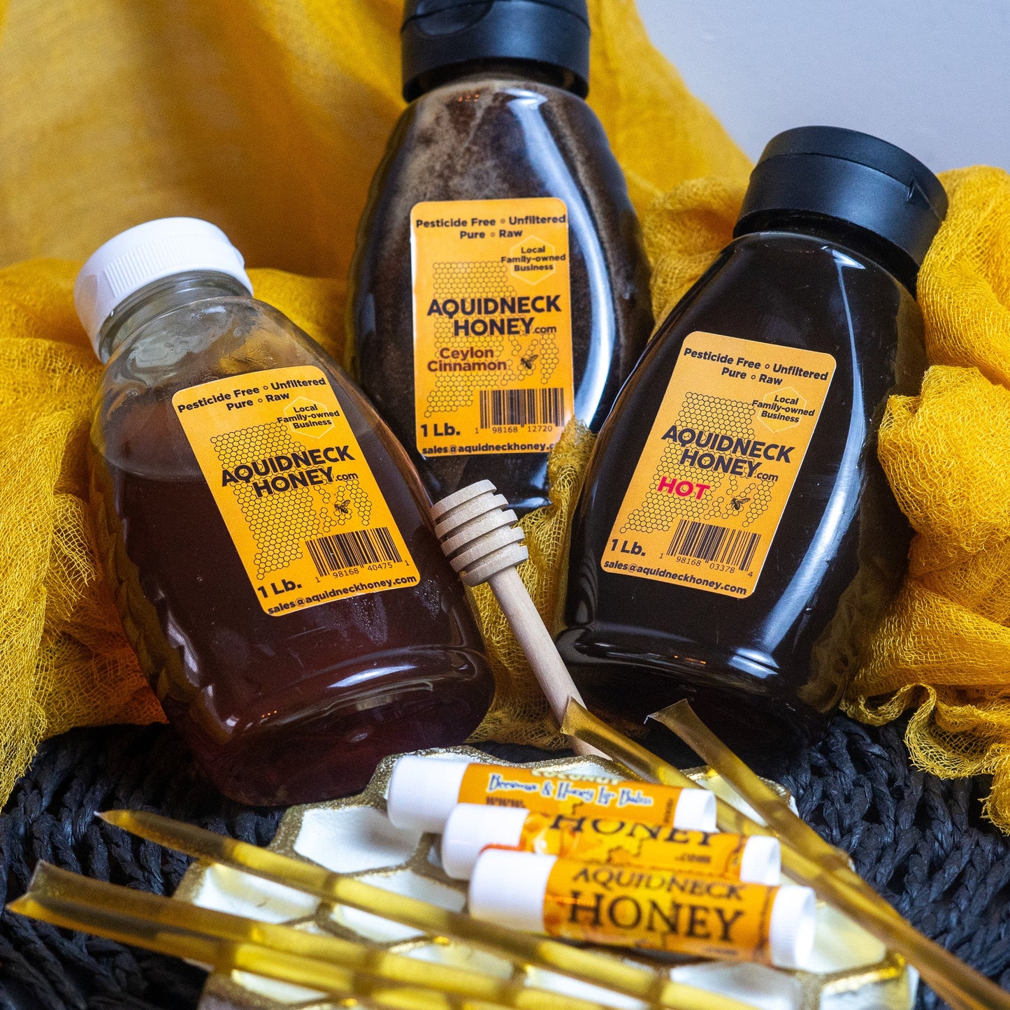 Ultimate Aquidneck Honey Gift Box - Small Batch USA Produced Honey — view 3