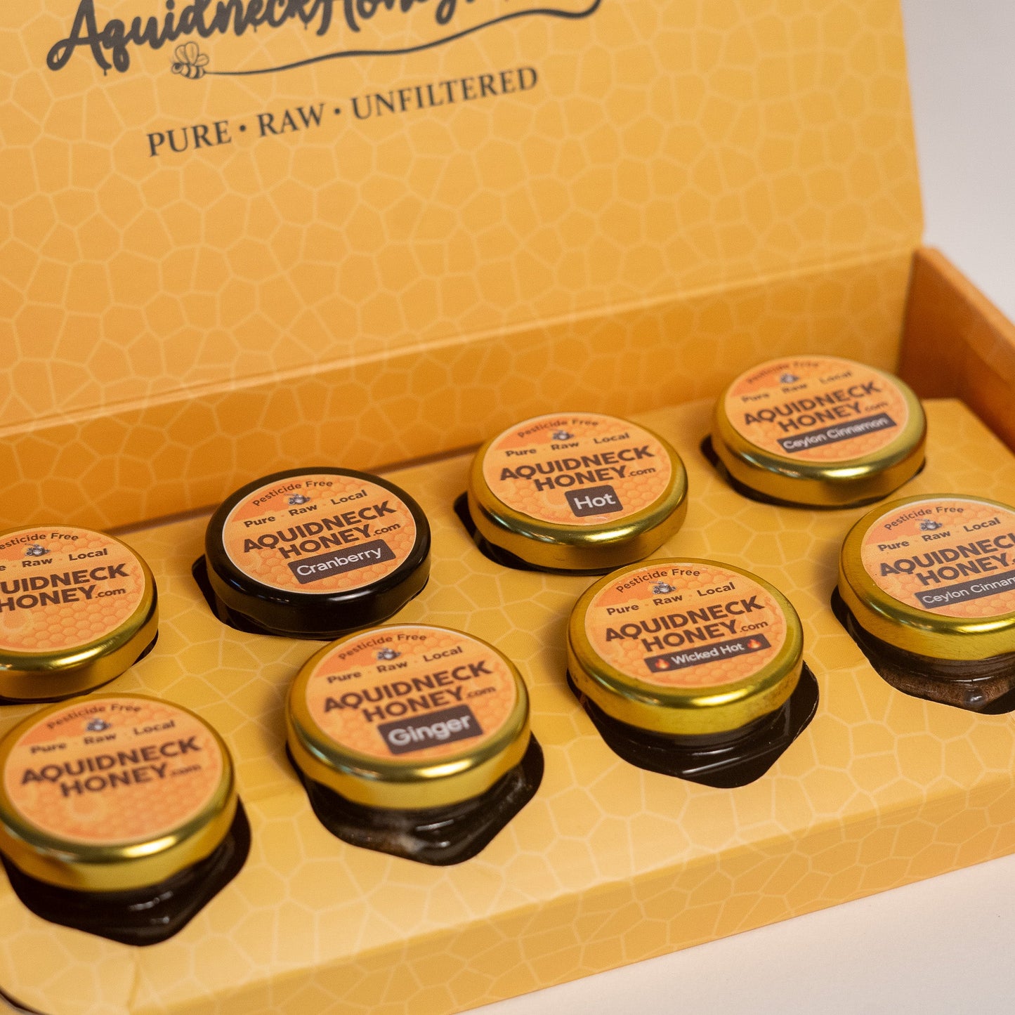 Artisan Honey Sampler Gift Box - Small Batch USA Honey — view 5