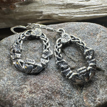 Load image into Gallery viewer, Lilith Celtic Claddagh Earrings