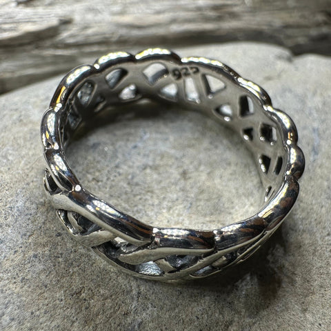 Load image into Gallery viewer, Promise Celtic Knot Ring in Sterling Silver