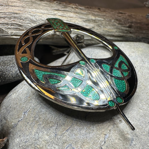 Load image into Gallery viewer, Regal Tara Celtic Brooch