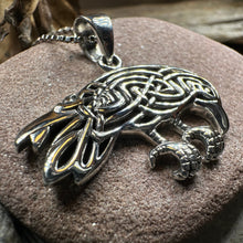 Load image into Gallery viewer, Oracle Celtic Raven Necklace