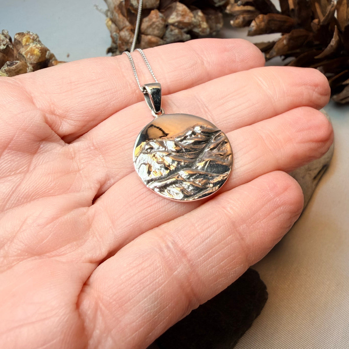 Scotland Three Sisters of Glencoe Necklace - Handmade in Scotland